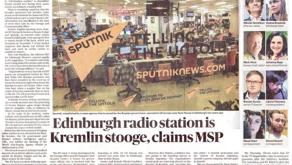 The Times, Sputnik'in Edinburgh ofisindeki çalışanlarını hedef tahtasına koydu - Sputnik Türkiye