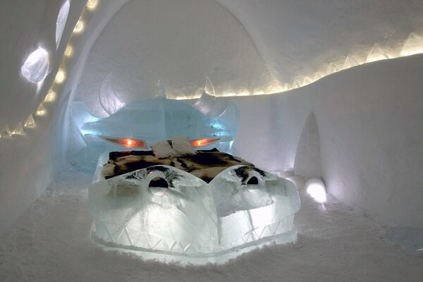 Dünyanın etkileyici buzdan otelleri - Sputnik Türkiye