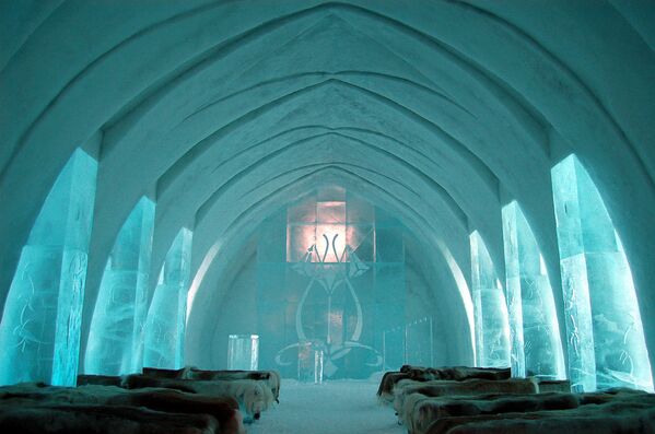 Dünyanın etkileyici buzdan otelleri - Sputnik Türkiye