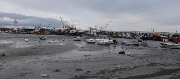 Marmara Ereğlisi'nde deniz suyu 20 metre çekildi - Sputnik Türkiye