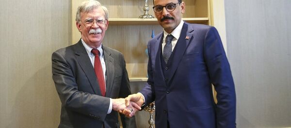Cumhurbaşkanlığı Sözcüsü İbrahim Kalın- Beyaz Saray Ulusal Güvenlik Danışmanı John Bolton - Sputnik Türkiye