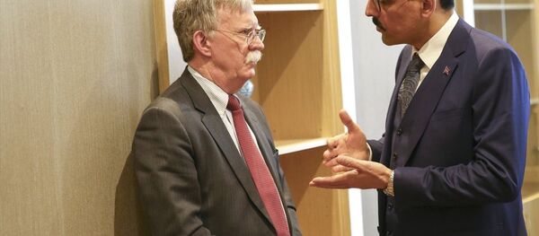Cumhurbaşkanlığı Sözcüsü İbrahim Kalın ve Beyaz Saray Ulusal Güvenlik Danışmanı John Bolton - Sputnik Türkiye