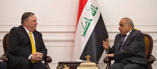 ABD Dışişleri Bakanı Mike Pompeo ve Irak Başbakanı Adil Abdulmehdi - Sputnik Türkiye