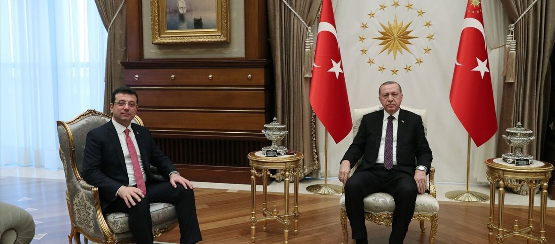 Erdoğan ile görüşen İmamoğlu: 'Oyunuza talibim' dedim, gülümsedi - Sputnik Türkiye, 1920, 26.01.2021