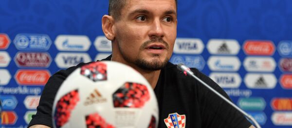 Hırvatistan Milli Takımı ve Liverpool'da top koşturan defans oyuncusu Dejan Lovren - Sputnik Türkiye