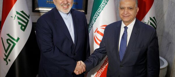 İran Dışişleri Bakanı Cevad Zarif ve Irak Dışişleri Bakanı Muhammed Ali Elhakim - Sputnik Türkiye