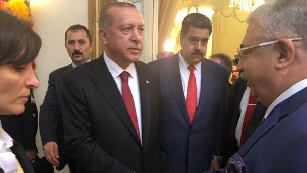 Cumhurbaşkanı Recep Tayyip Erdoğan - Venezüella Devlet Başkanı Nicolas Maduro - Sputnik Türkiye