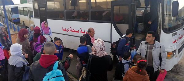 Ürdün’den dönen Suriyeliler - Sputnik Türkiye