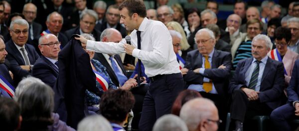 Fransa Cumhurbaşkanı Emmanuel Macron - Sputnik Türkiye