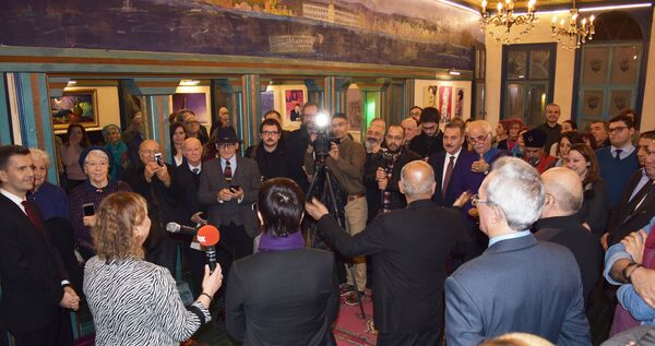 Nazım Hikmet karikatürleri sergisi - Sputnik Türkiye