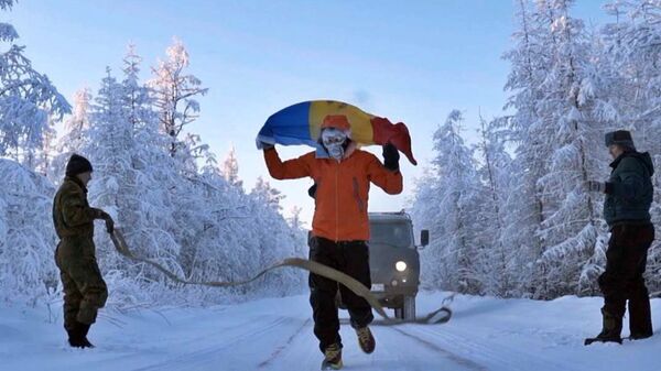 Moldovalı ekstrem sporcu, Yakutistan’da eksi 60 derecede 50 kilometre yol kat etti - Sputnik Türkiye