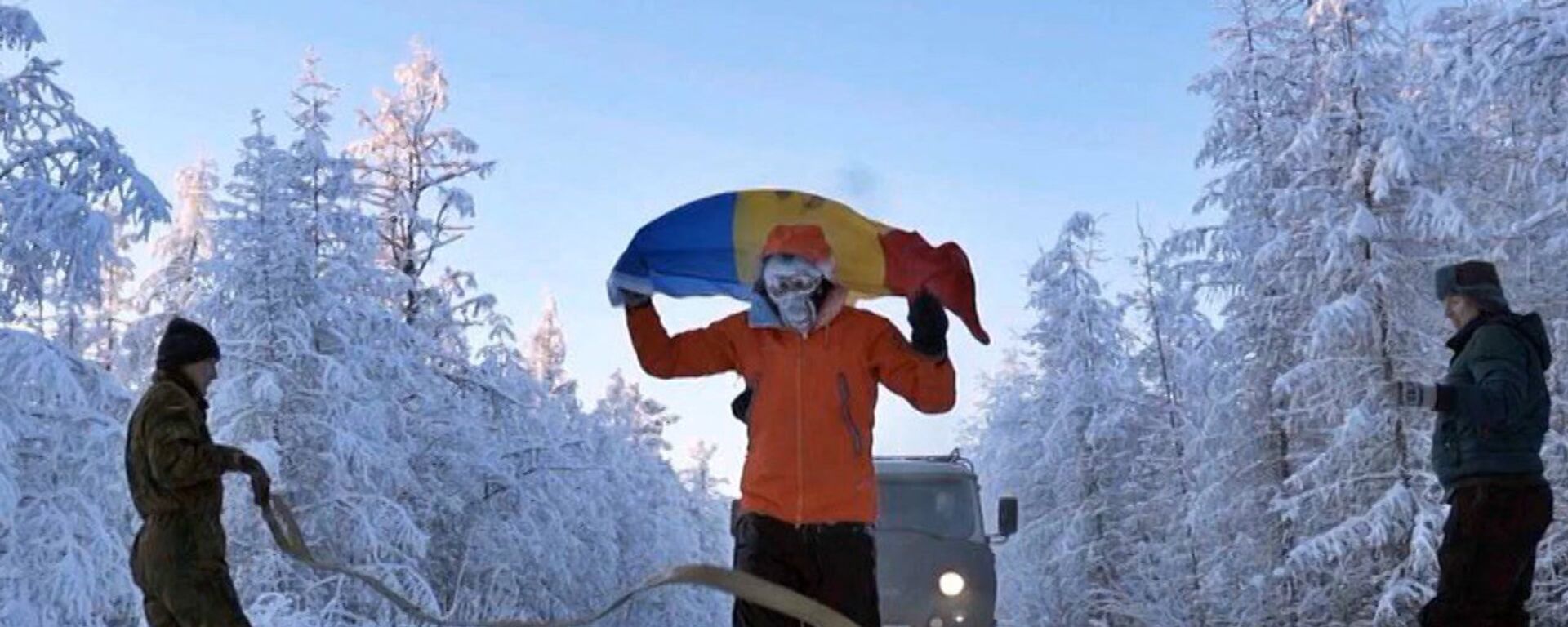 Moldovalı ekstrem sporcu, Yakutistan’da eksi 60 derecede 50 kilometre yol kat etti - Sputnik Türkiye, 1920, 16.01.2019
