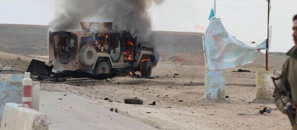 Haseke'de ABD - YPG konvoyuna saldırı - Sputnik Türkiye