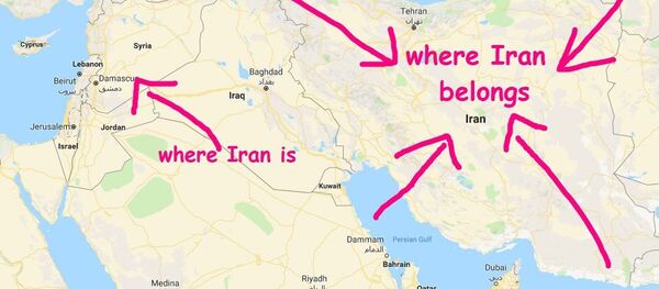 İsrail ordusunun Ortadoğu haritası - Sputnik Türkiye