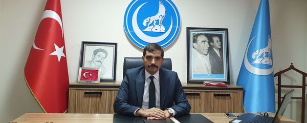 Ülkü Ocakları Genel Başkanı Sinan Ateş Ülkü Ocakları Genel Başkanı Sinan Ateş - Sputnik Türkiye
