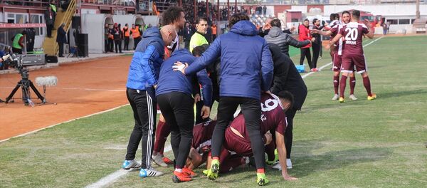 Hatayspor ile Başakşehir arasında oynanan Ziraat Türkiye Kupası son 16 turu maçından bir kare - Sputnik Türkiye