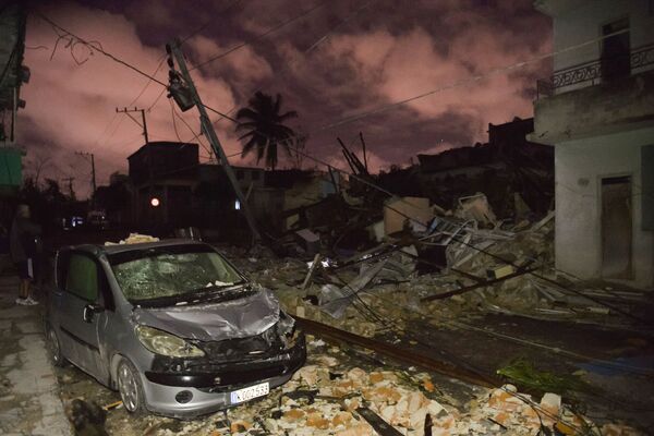 Kasırganın vurduğu Küba’nın başkenti Havana’dan çarpıcı görüntüler - Sputnik Türkiye