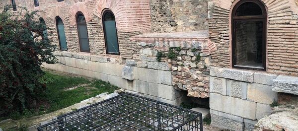 Demir kafesle ‘korunan’ Bizans mozaiği - Sputnik Türkiye