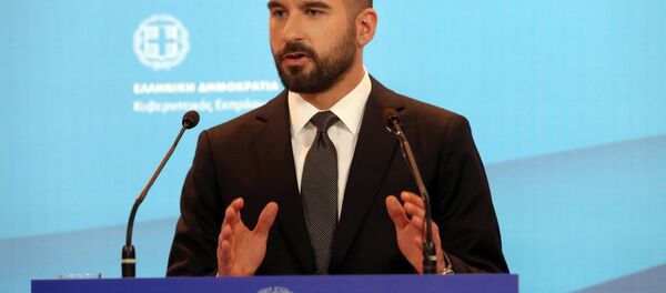 Yunanistan hükümet sözcüsü Dimitris Tzanakopoulos - Sputnik Türkiye