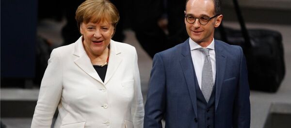 Angela Merkel ile Heiko Maas - Sputnik Türkiye