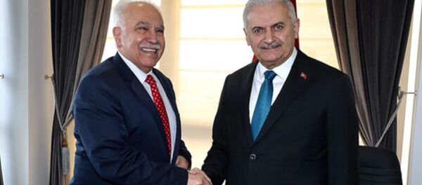 TBMM Başkanı ve AK Parti İstanbul Büyükşehir Belediye Başkan Adayı Binali Yıldırım, Vatan Partisi Genel Başkanı Doğu Perinçek ile görüştü. TBMM Başkanı ve AK Parti İstanbul Büyükşehir Belediye Başkan Adayı Binali Yıldırım, Vatan Partisi Genel Başkanı Doğu Perinçek ile görüştü. - Sputnik Türkiye