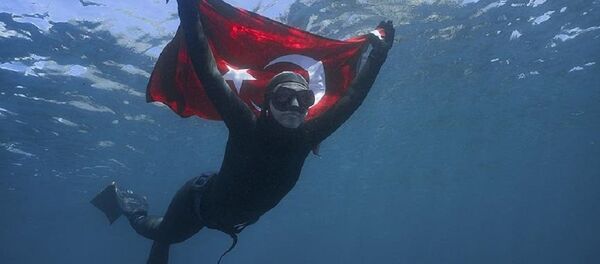 Antarktika'da tüpsüz dalan ilk kadın sporcu: Şahika Ercümen - Sputnik Türkiye