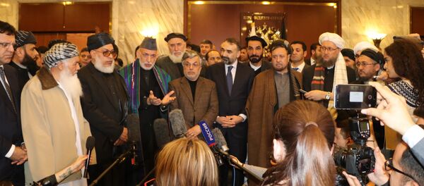 Afgan siyasetçiler ile Taliban temsilcileri arasında Moskova'da yapılan toplantı - Sputnik Türkiye