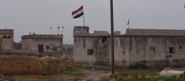 Menbiç - Suriye bayrağı - Sputnik Türkiye