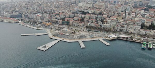 Kabataş'ta çalışmalar yeniden başladı - Sputnik Türkiye