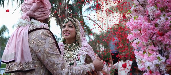 Hint düğünü - düğün gelin ve damat - Sputnik Türkiye