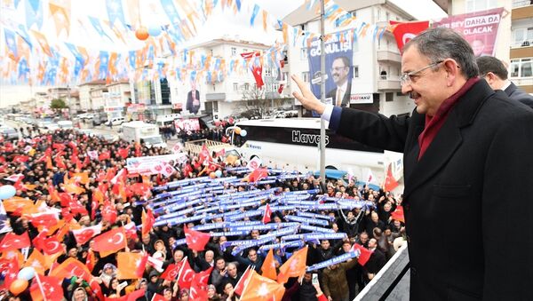AK Parti Genel Başkan Yardımcısı ve Ankara Büyükşehir Belediye Başkan Adayı Mehmet Özhaseki - Sputnik Türkiye