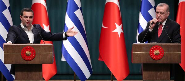 Aleksis Çipras- Recep Tayyip Erdoğan - Sputnik Türkiye