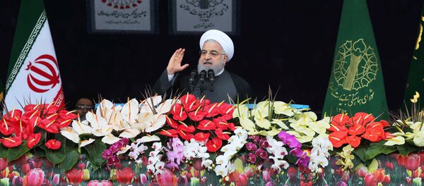 İran devriminin 40. yılı - Hasan Ruhani - Sputnik Türkiye