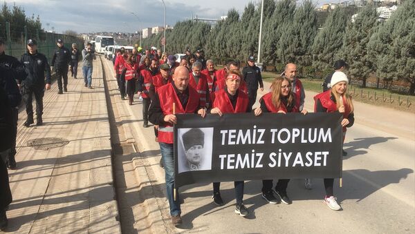CHP, Ankara, yürüyüş - Sputnik Türkiye