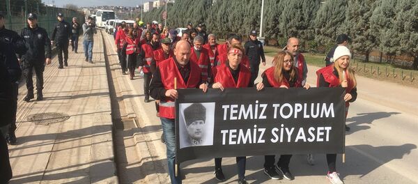 CHP, Ankara, yürüyüş - Sputnik Türkiye