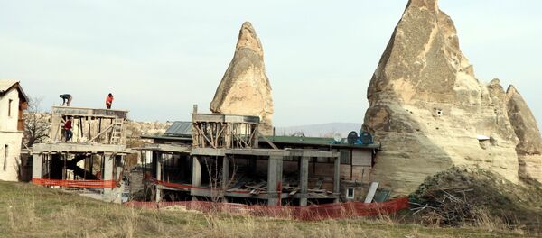 Peribacaları - inşaat - Sputnik Türkiye