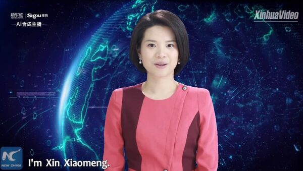 Dünyanın ilk kadın yapay zeka sunucusu Xin Xiaomeng - Sputnik Türkiye