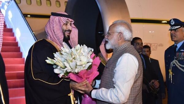 Hindistan Başbakanı Narendra Modi - Suudi Arabistan Veliaht Prensi Muhammed bin Selman - Sputnik Türkiye