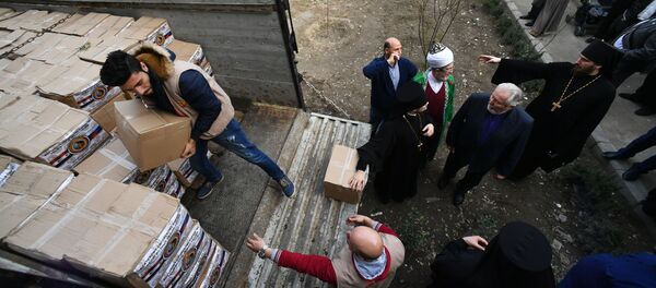 Rusya'dan Suriye'ye insani yardım - Sputnik Türkiye