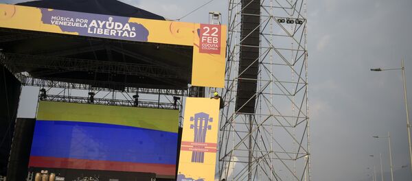 Kolombiya'nın Venezüella sınırında düzenlenecek ABD destekli yardım konseri Kolombiya'nın Venezüella sınırında düzenlenecek ABD destekli yardım konseri - Sputnik Türkiye