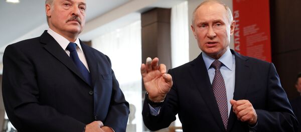 Belarus lideri Aleksandr Lukaşenko- Rusya lideri Vladimir Putin - Sputnik Türkiye