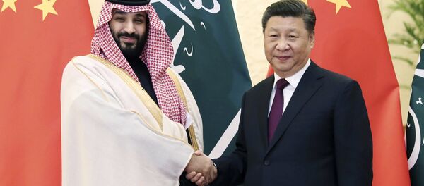 Suudi Arabistan Prensi Muhammed Bin Selman ve Çin Devlet Başkanı Şi Cinping Suudi Arabistan Prensi Muhammed Bin Selman ve Çin Devlet Başkanı Şi Cinping - Sputnik Türkiye