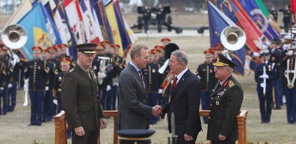 Milli Savunma Bakanı Hulusi Akar - ABD temasları Milli Savunma Bakanı Hulusi Akar - ABD temasları - Sputnik Türkiye