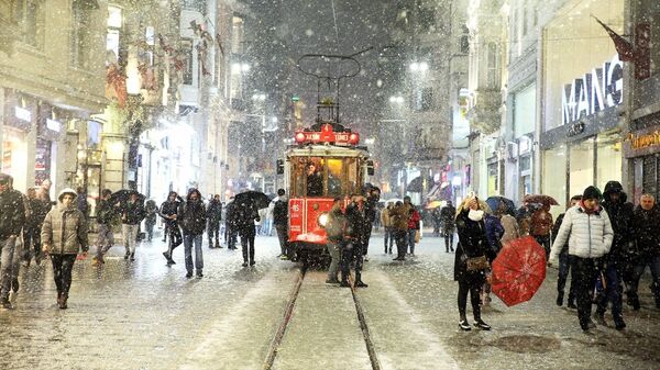 İstanbul- Kar - Sputnik Türkiye