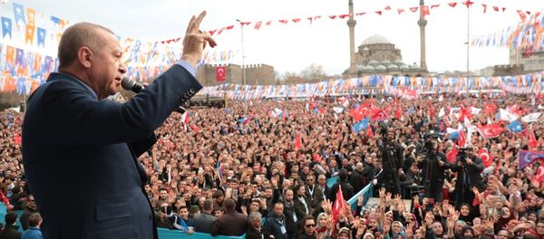 Türkiye Cumhurbaşkanı ve AK Parti Genel Başkanı Recep Tayyip Erdoğan - Sputnik Türkiye