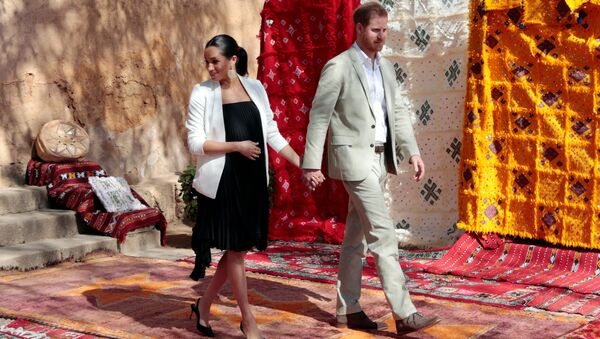 Prens Harry ve eşi Meghan Markle Fas ziyaretinde - Sputnik Türkiye