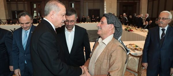 Cumhurbaşkanı Recep Tayyip Erdoğan, Doğu ve Güneydoğu Anadolu Bölgesinden Bazı Kanaat Önderlerini kabul etti. - Sputnik Türkiye