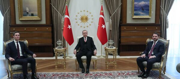 Cumhurbaşkanı Recep Tayyip Erdoğan, ABD Başkanı Donald Trump'ın damadı ve başdanışmanı Jared Kushner - Sputnik Türkiye
