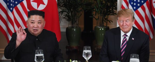 Kuzey Kore lideri Kim Jong-un- ABD Başkanı Donald Trump - Sputnik Türkiye
