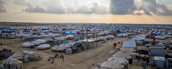 Suriye'nin kuzeyinde bulunan Al-Hol mülteci kampı - Sputnik Türkiye